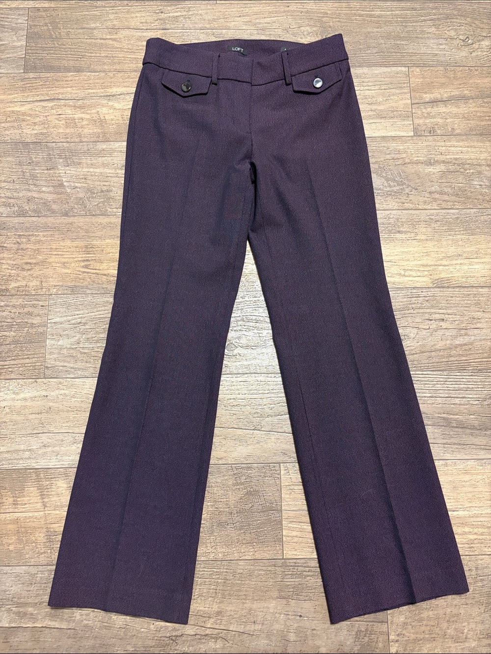 LOFT Women's Plum Boot Cut Dress Pants